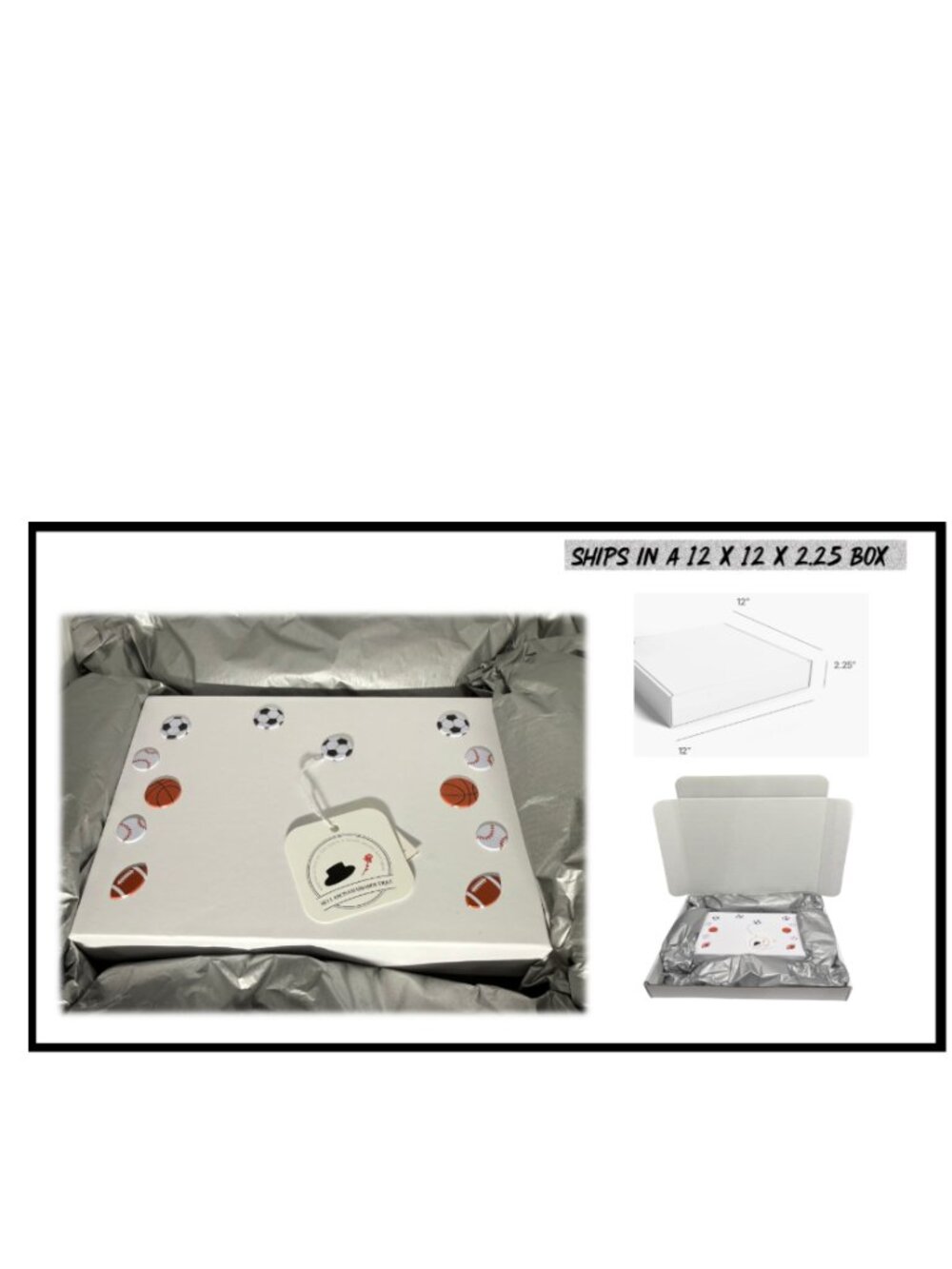 BellaRosaMariaBoutique™ - “Handmade Exclusive” Sports Charm Décor Shadow Box - Picture 12 of 12